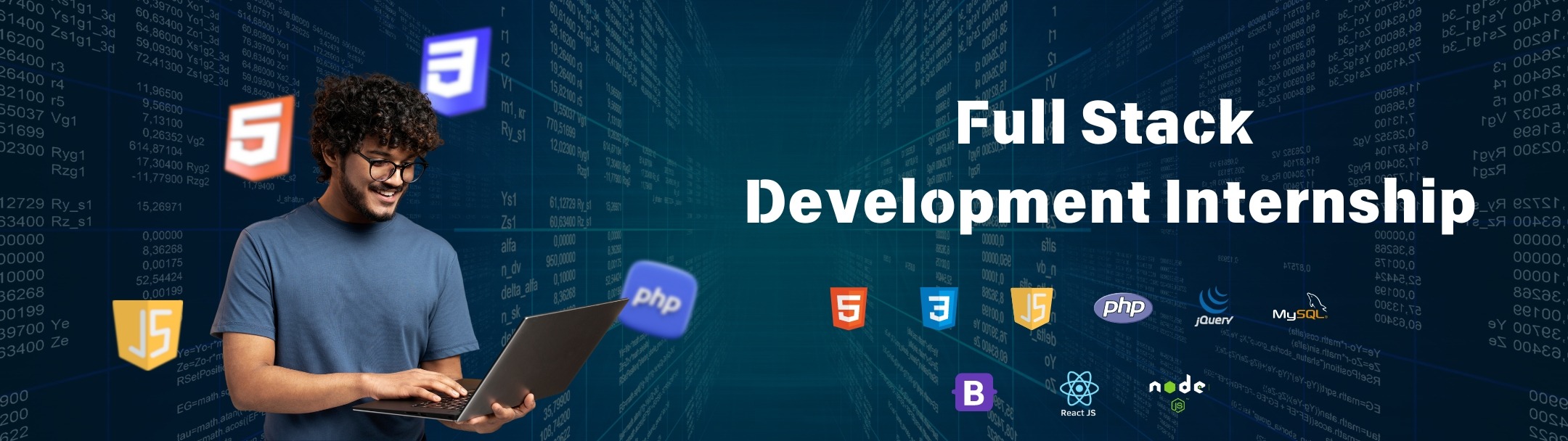 full developer banner for internship | in coimbatore | nandhainfotech | inplant | internship |