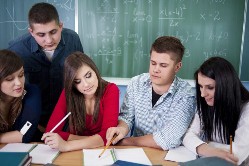 Group of students working together in the classroom | nandhainfotech | coimbatore